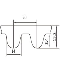 20M-3000 Timing Belt
