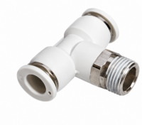 Push-In Male Branch Tee – Tube x Male Thread