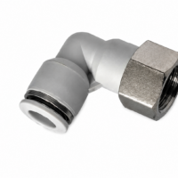 Push-In Female 90° Elbow – Tube x Female Thread
