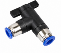Push-In 90° Elbow Hand Valve – Tube x Tube